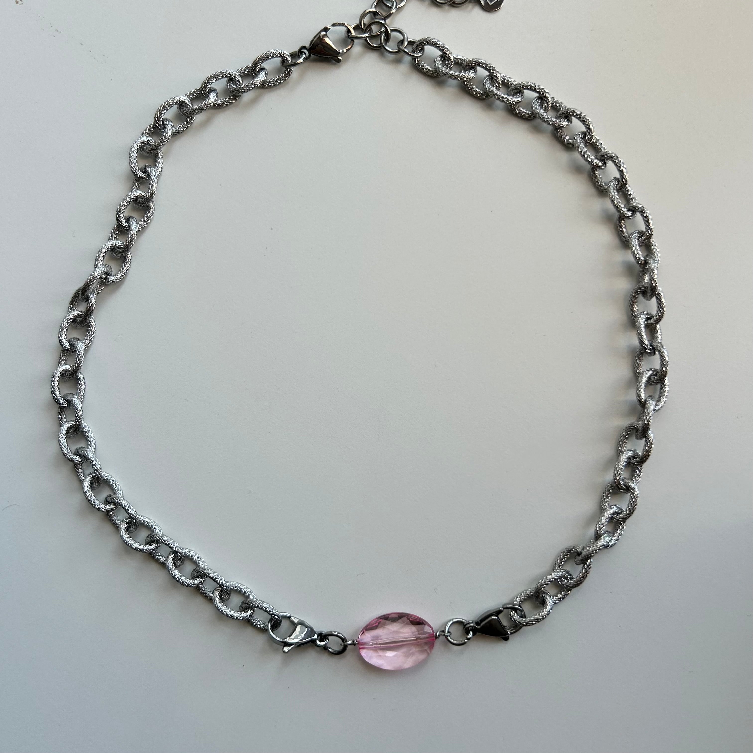 Kit Découverte Collier Argenté Eclat + 3 pierres interchangeables