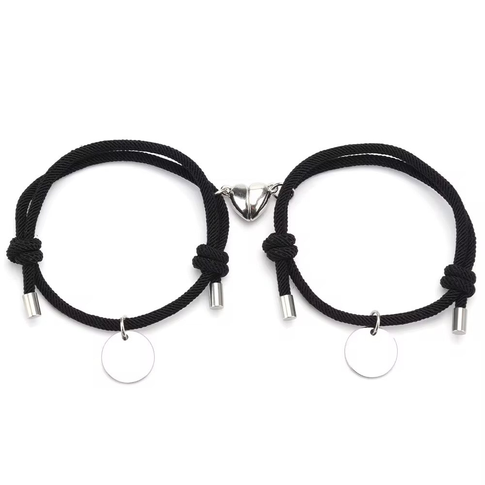 Duo couple coeur aimanté
