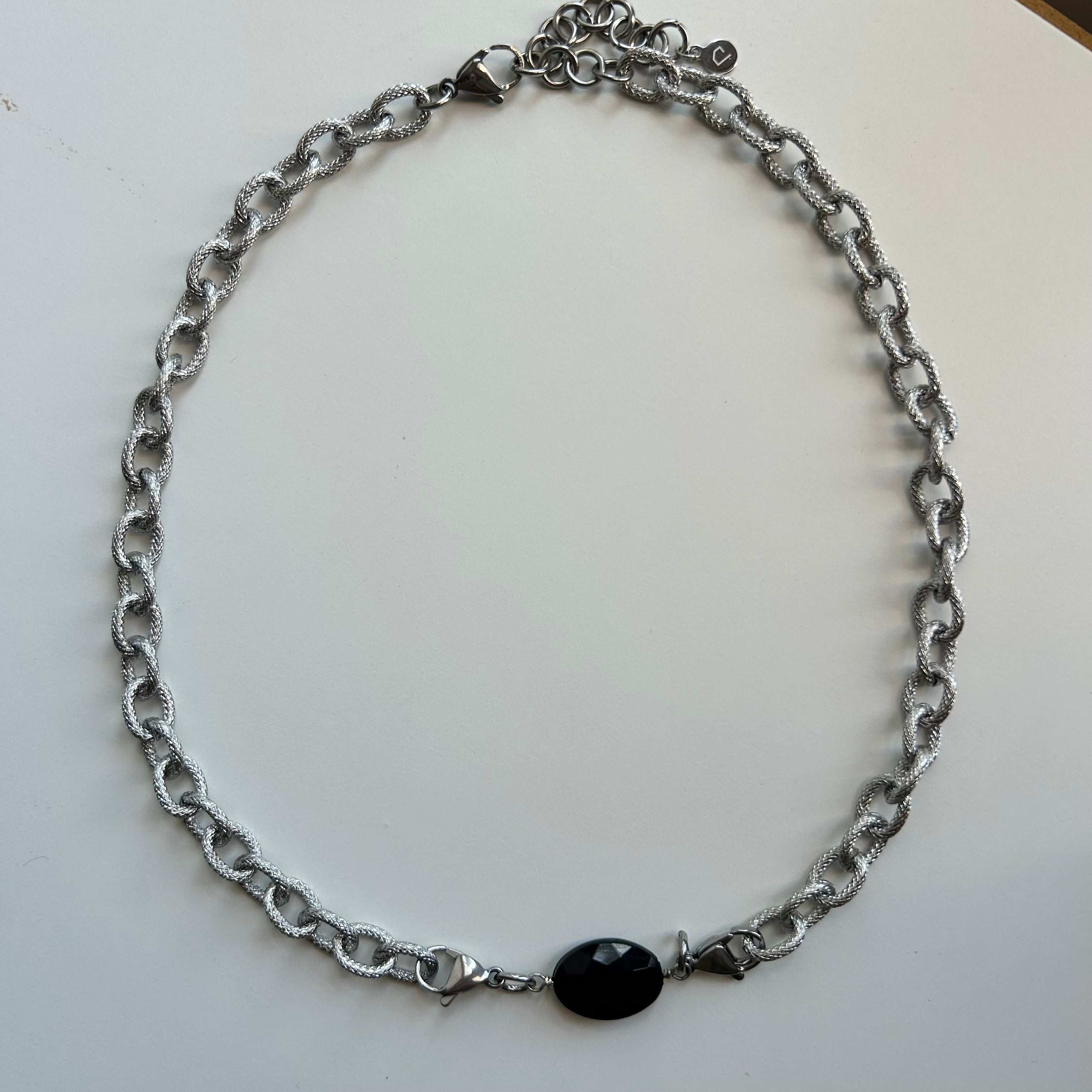 Kit Découverte Collier Argenté Eclat + 3 pierres interchangeables